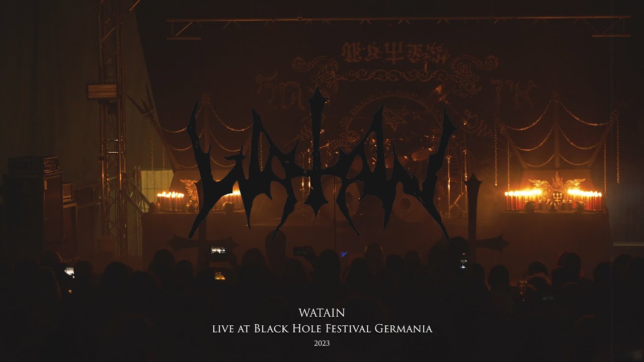 Watain  - live at Black Hole Fest Germania, Balve Cave, 4k