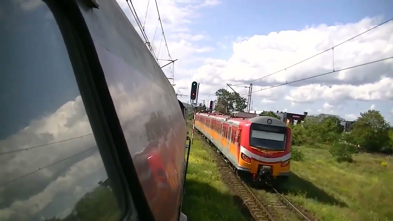 [ windowview ]08.2023 SM42 ciężko pracuje Cała trasa Gdynia  Hel piętrowy D29-213 SM42-329    train