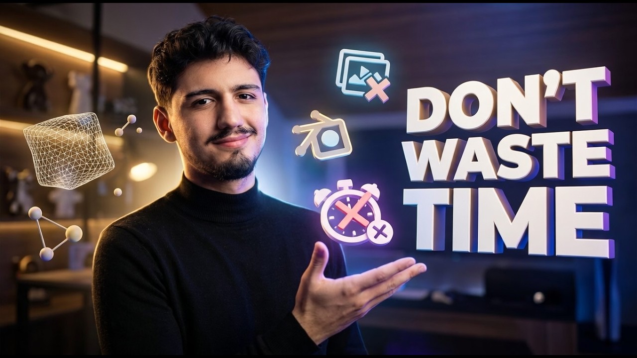 5 привычек, которые я бы освоил при работе с Blender, если бы начал в 2026 году.