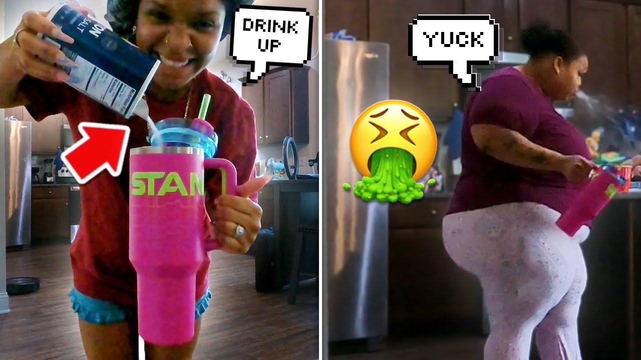 POURING SALT INTO FIANCÉE DRINK ‼️🤣