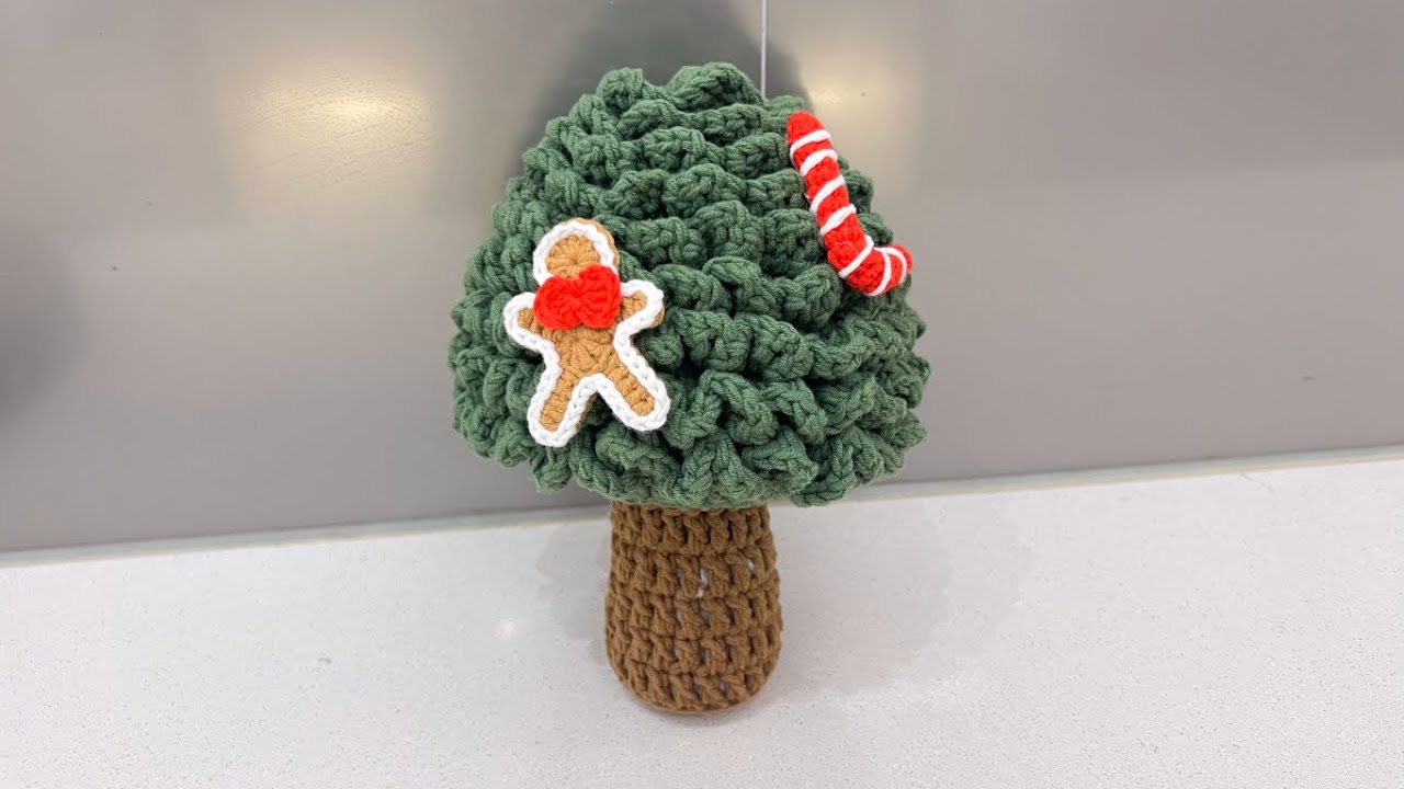 [鉤針包包]鉤針教程🎄圣诞树🎄🧶钩针教程