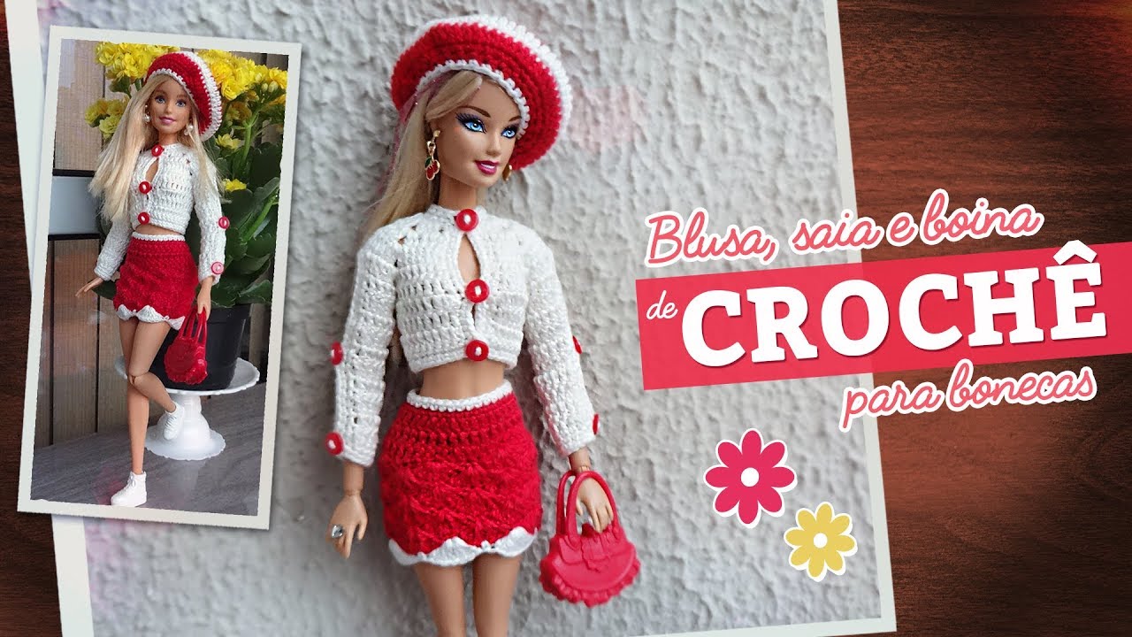Casual e Descolada! | Roupa de Crochê para Bonecas