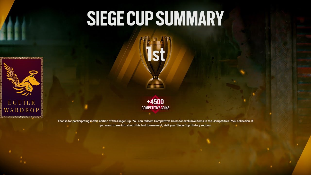 WINNING Siege Cup FINALS - Rainbow Six Siege X