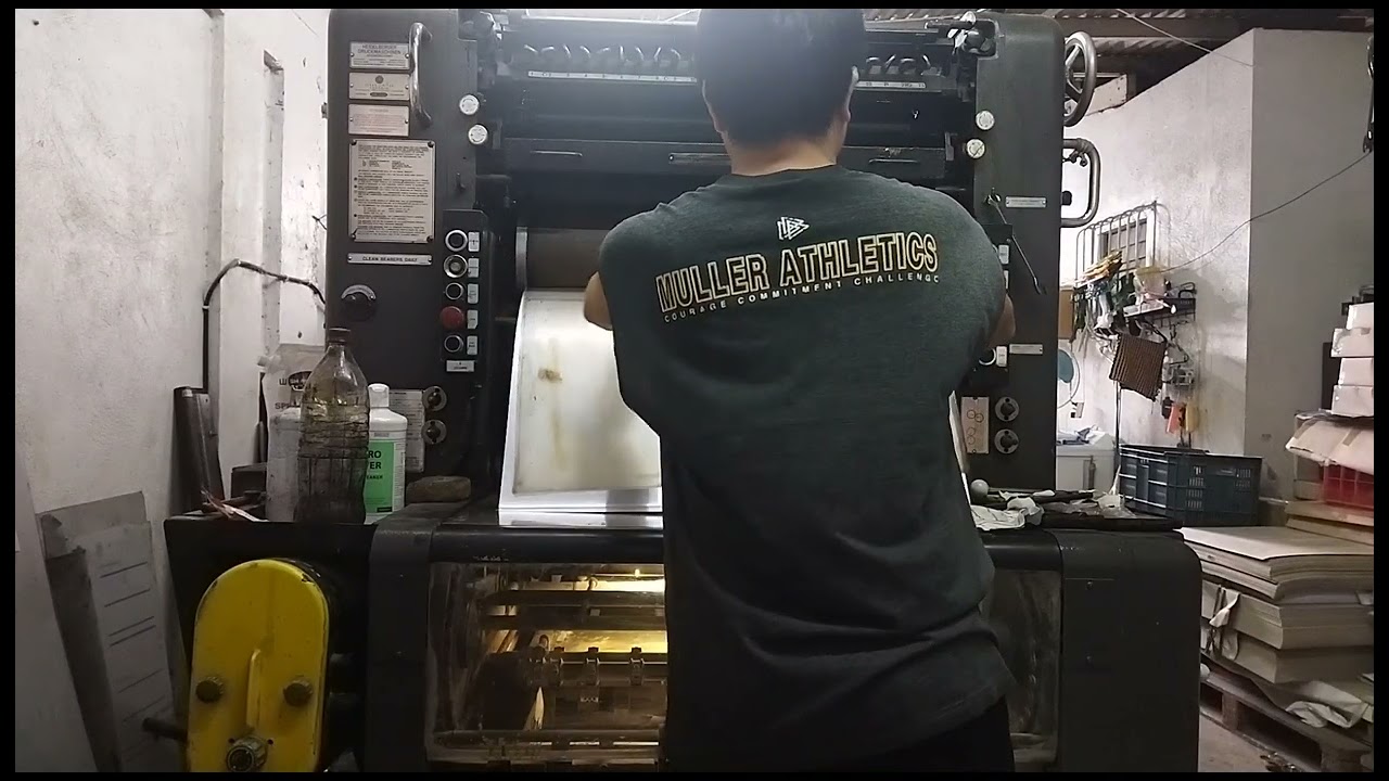 how to set up heidelberg  sline machine