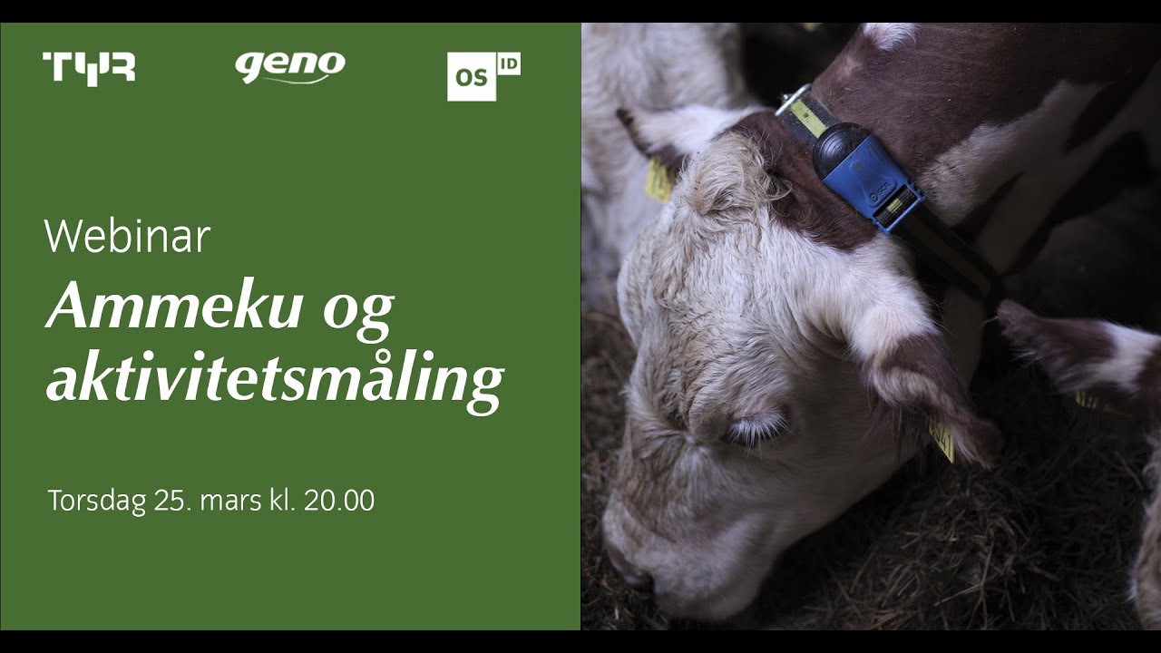 Webinar: Ammeku og aktivitetsmåling, 25. mars 2021