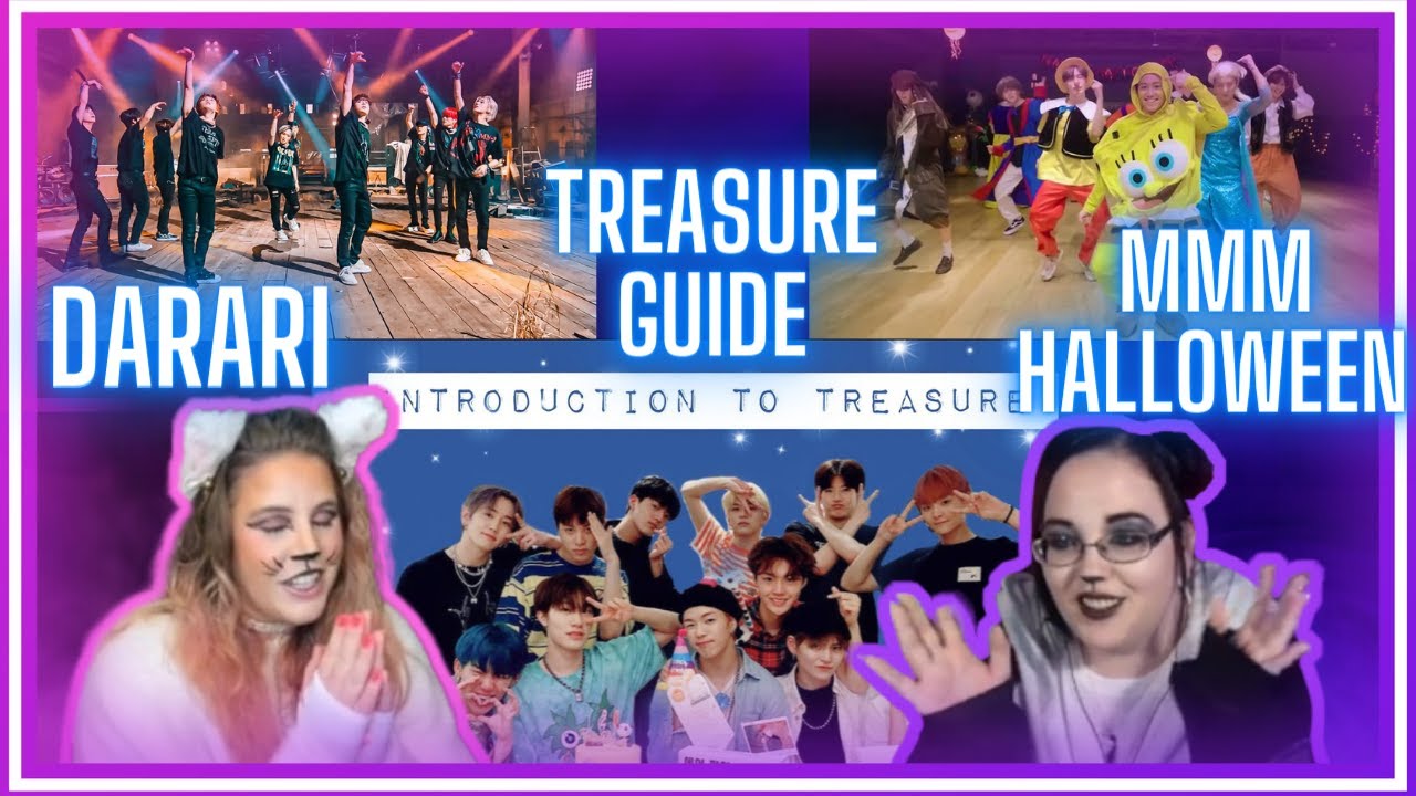 an introduction to treasure + 'DARARI (REMIX)' +  ‘음 (MMM)’ (HALLOWEEN ver.) | K-Cord Girls Reaction