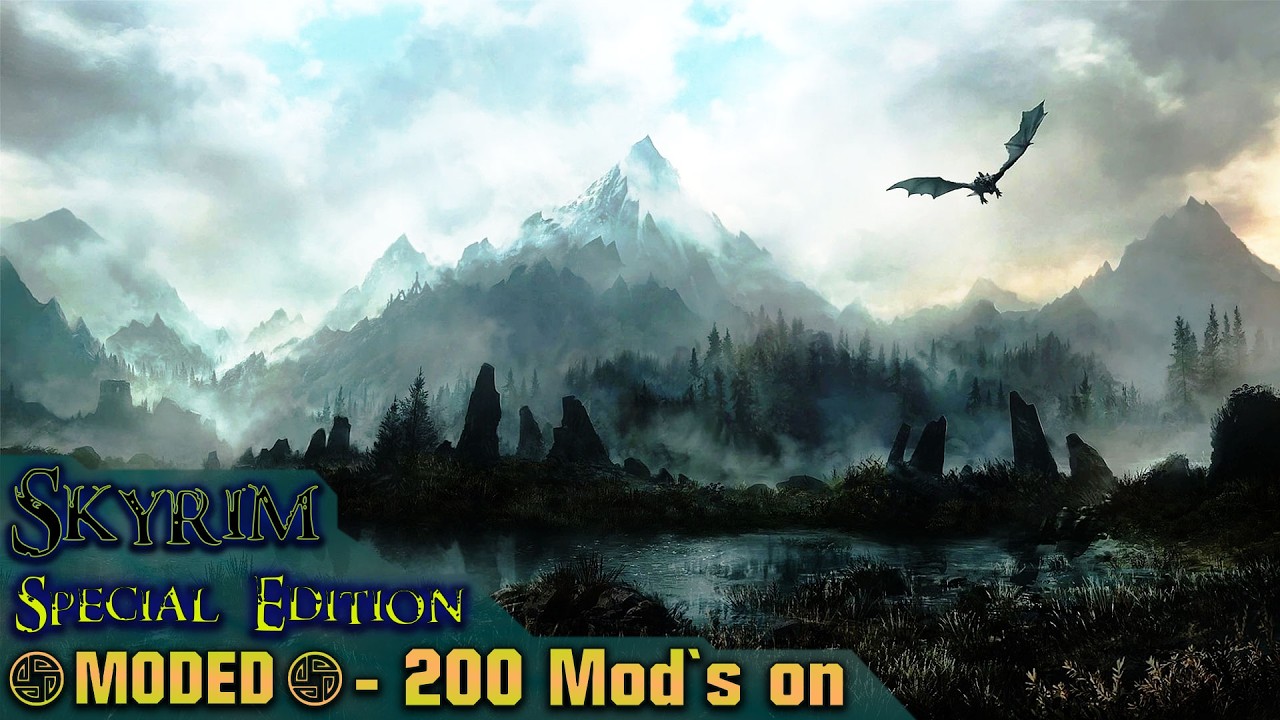 Skyrim SE - Moded -200 Mods- Presentation  @bethesda   @SkyrimTalesSkits   @BeyondSkyrimOfficial ​