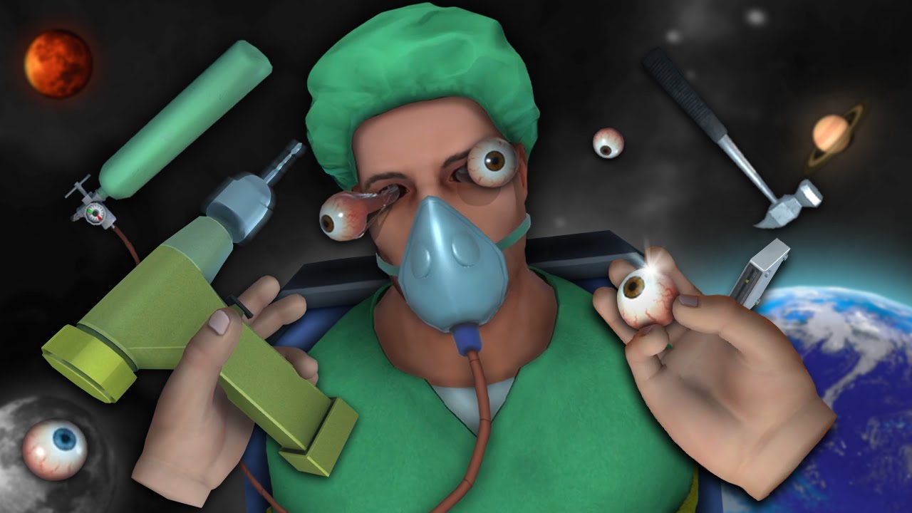 OPERACI&Oacute;N DE OJOS EN EL ESPACIO | SURGEON SIMULATOR VR