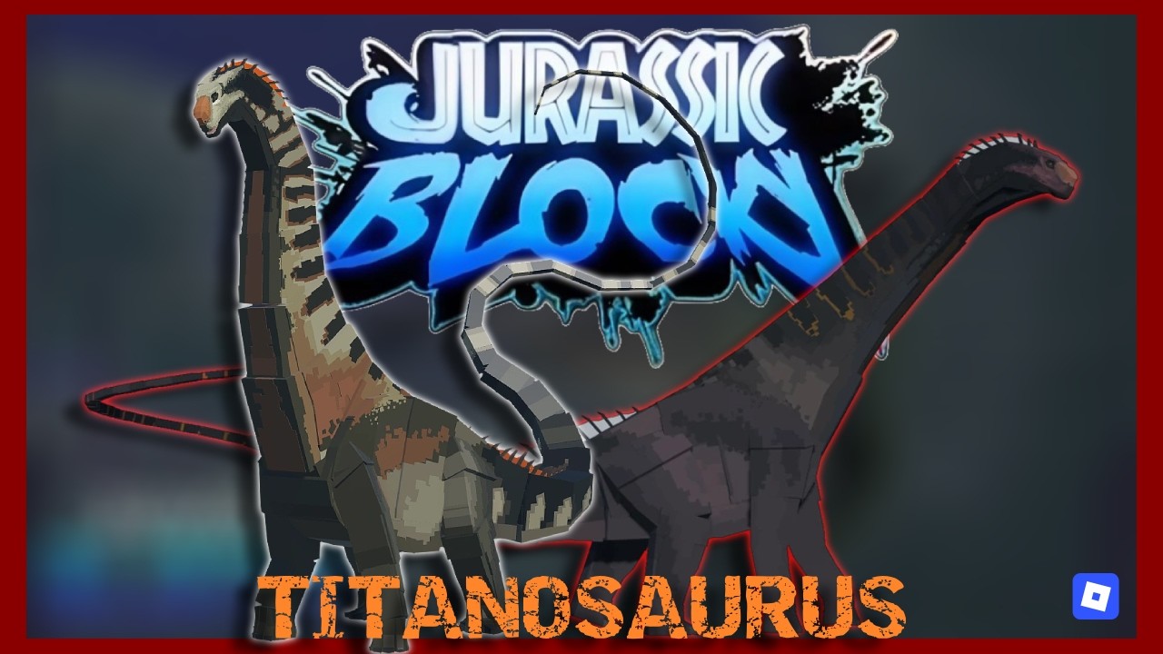 THE STRONGEST DINOSAUR ON JURASSIC BLOCKY! - TITANOSAURUS FIGHTS TEAMERS!