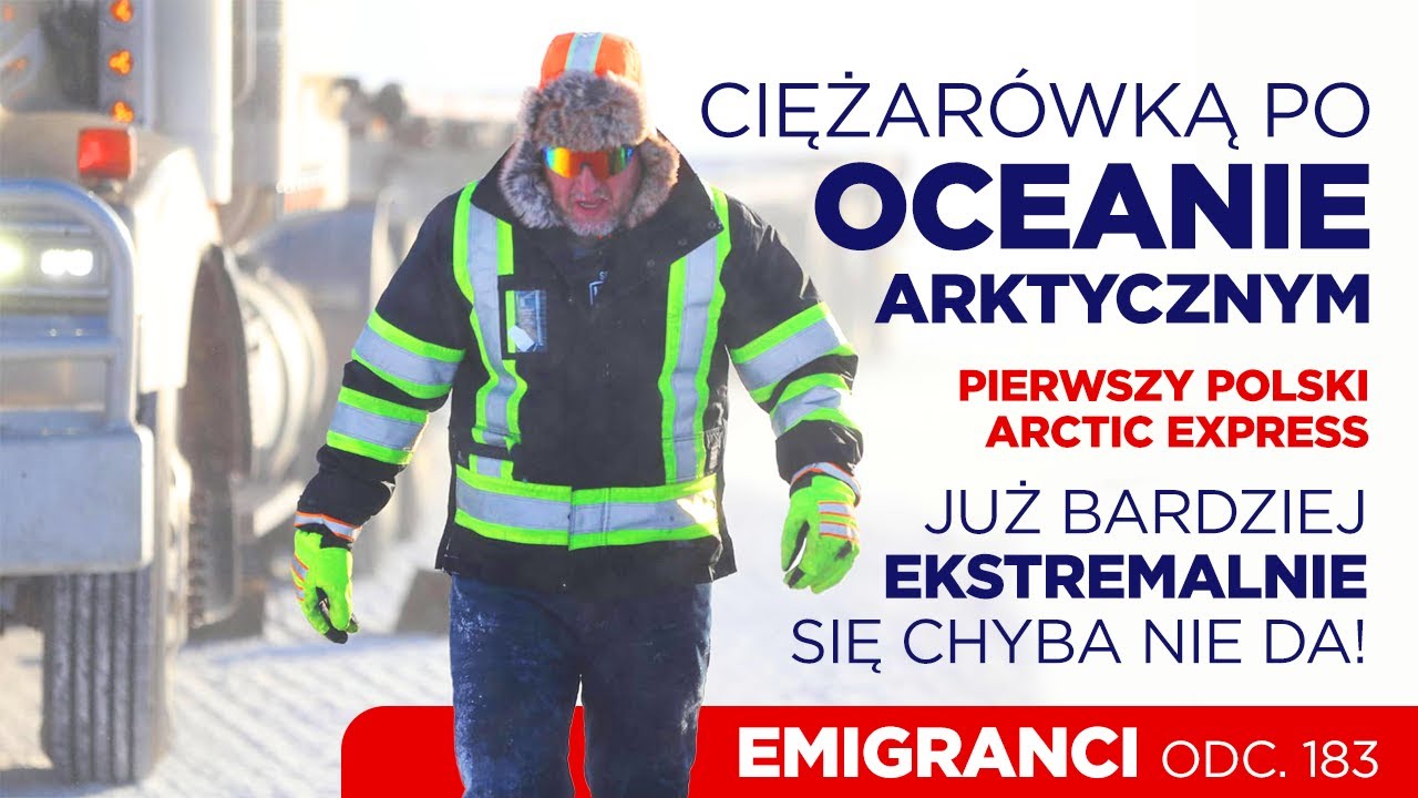 Ciężarówką po Oceanie Arktycznym. Już bardziej ekstremalnie się chyba nie da @Iceroadtrucker