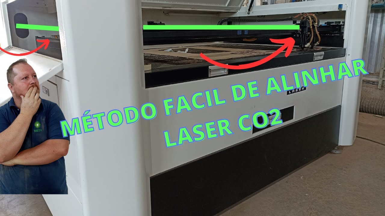 APRENDA a MELHOR FORMA para ALINHAR os ESPELHOS do seu LASER CNC #lasercutting #comunicaçãovisual