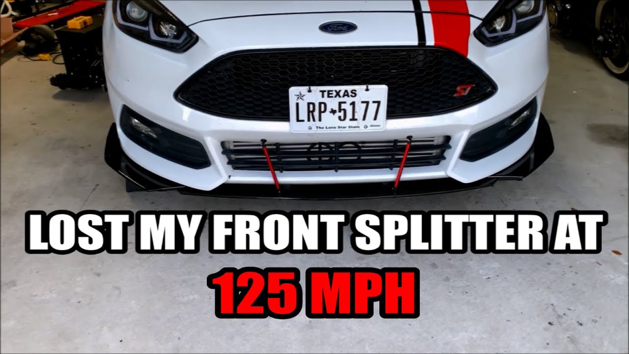 New Front Splitter and Rods from WISH!
