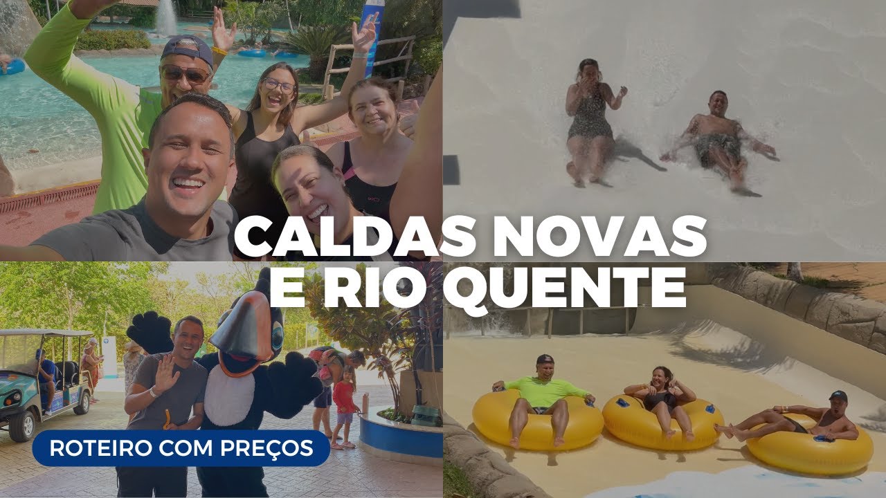 O que fazer em CALDAS NOVAS E RIO QUENTE | Roteiro COM PREÇOS em GOIÁS | Melhores Parques na Região