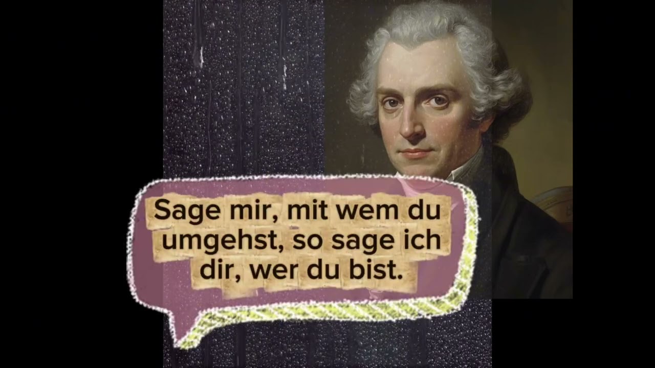 Goethe – Zitate über Freiheit, Geist und bewusstes Denken.