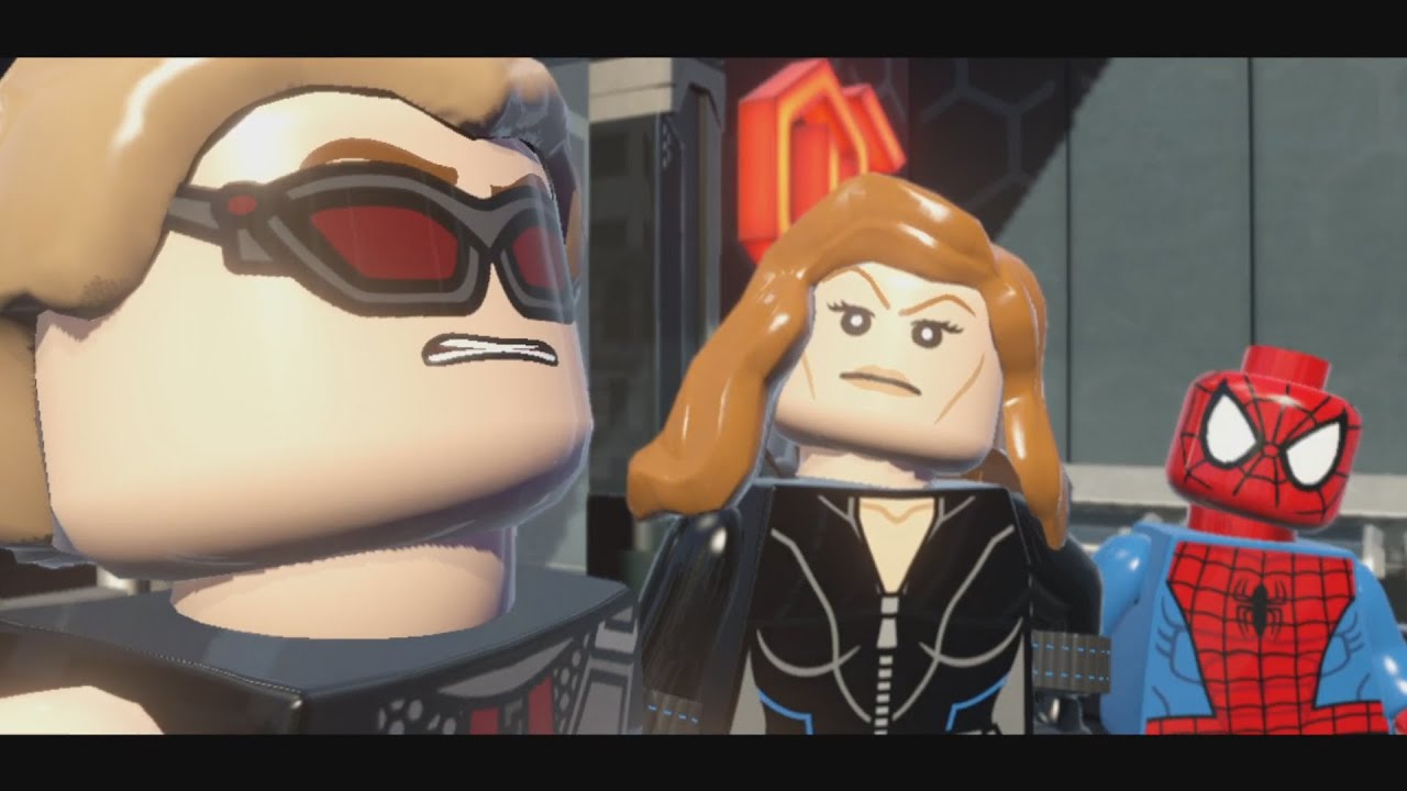 LEGO Marvel Super Heroes Walkthrough Mission 3 | Spider Man | Black Widow | Hawkeye