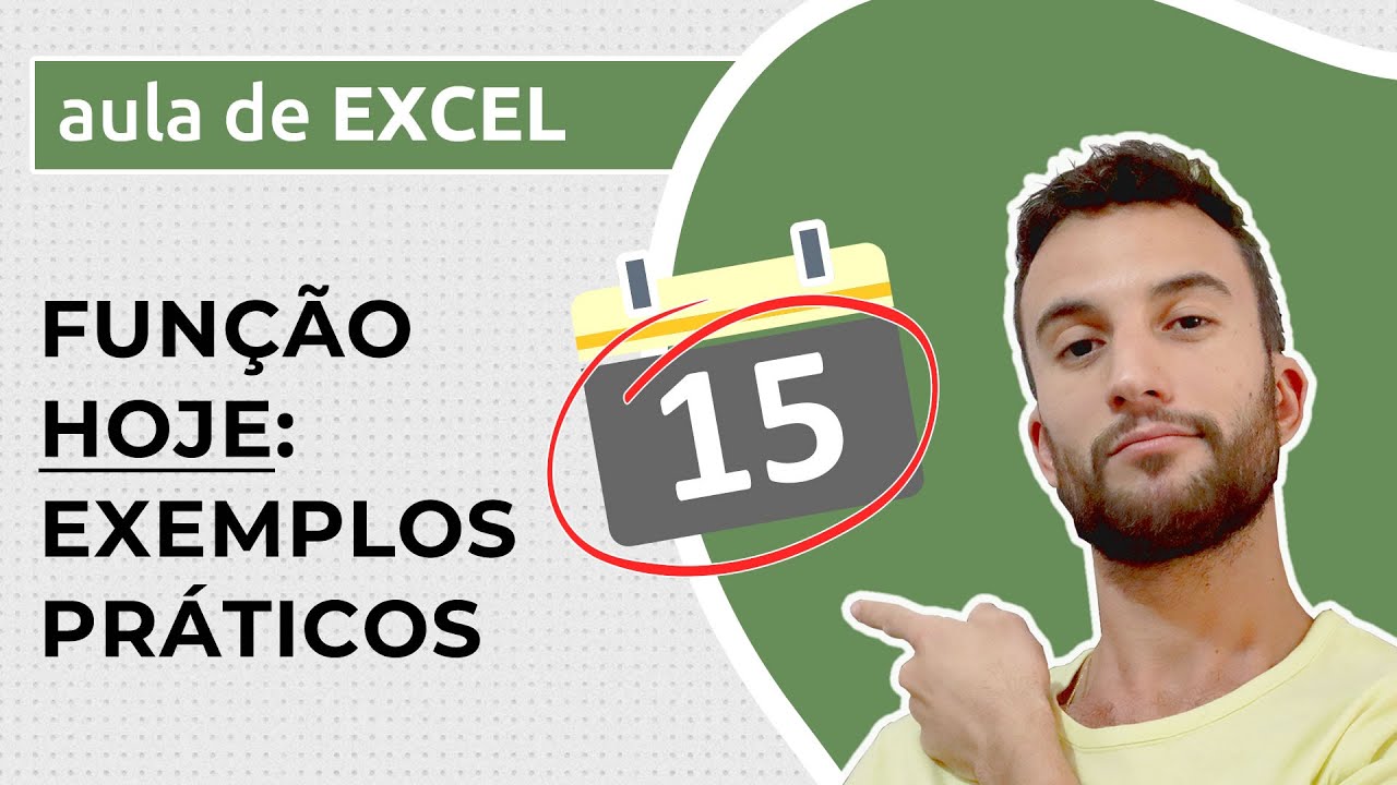 Fun&ccedil;&atilde;o HOJE no EXCEL &ndash; Sintaxe, opera&ccedil;&otilde;es, formata&ccedil;&otilde;es e 2 exemplos pr&aacute;ticos