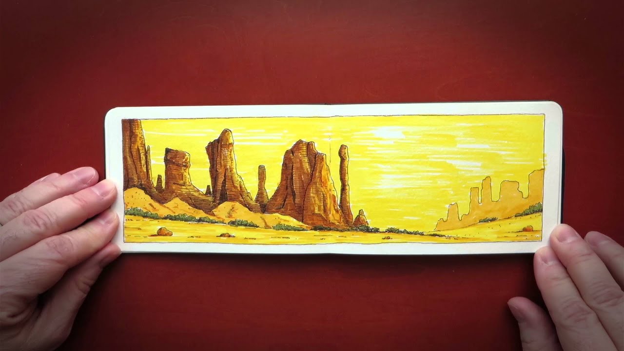 Moleskine Sketchbook Panoramas 2015