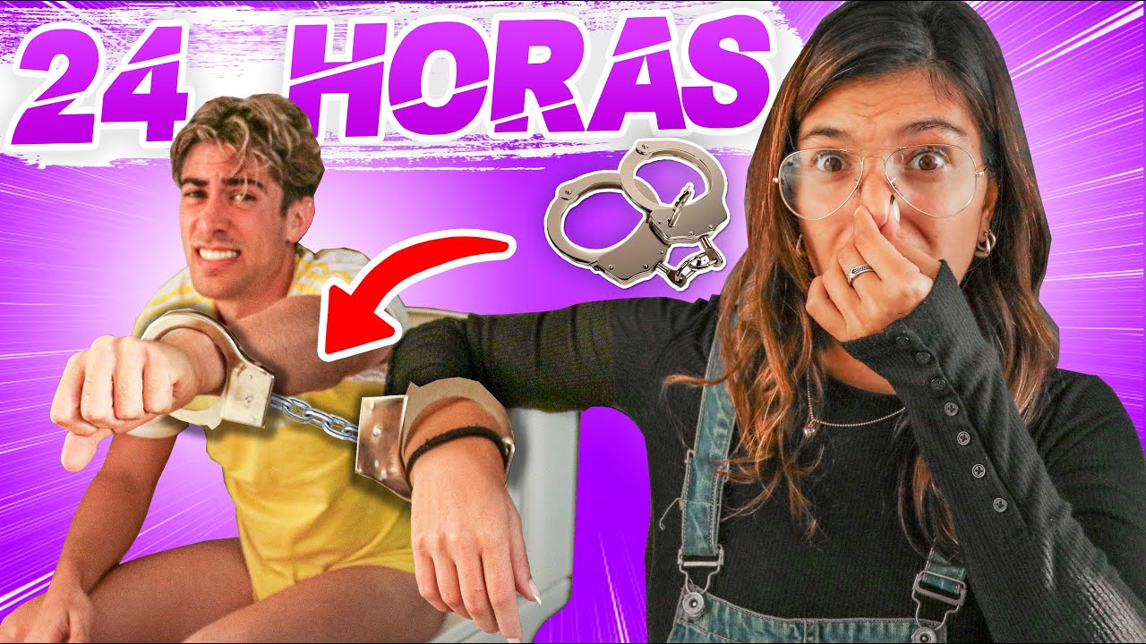 24 HORAS ESPOSADOS !!! **FUIMOS AL BA&Ntilde;O JUNTOS**