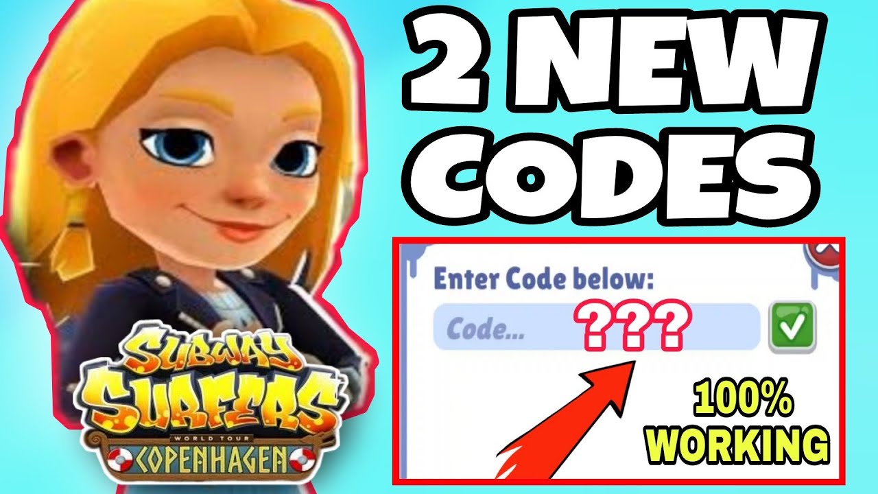SUBWAY SURFERS COPENHAGEN PROMO CODES 2021 - SUBWAY SURFERS UNLOCK CODES - SUBWAY SURFERS CODES