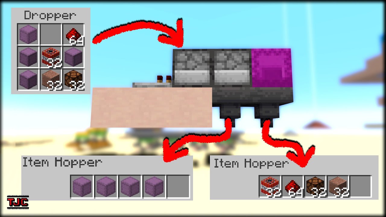 SIMPLE: A SHULKER-BOX Sorter - Filters ALL SHULKER BOXES - Tutorial