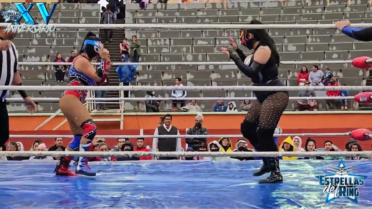 Hija de Fuerza Guerrera y Black Fury vs Nataly Star e Hija de Fuerza Guerrera