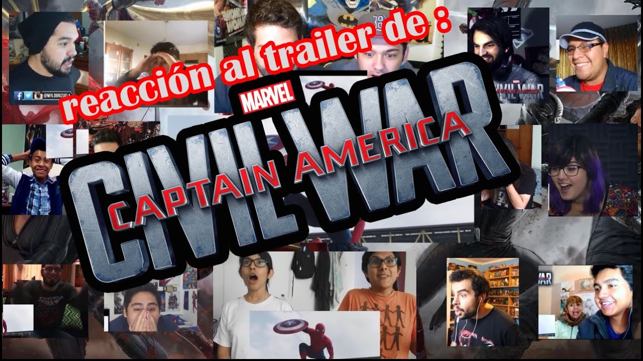 Reacciónes - Trailer #2 capitán américa civil war