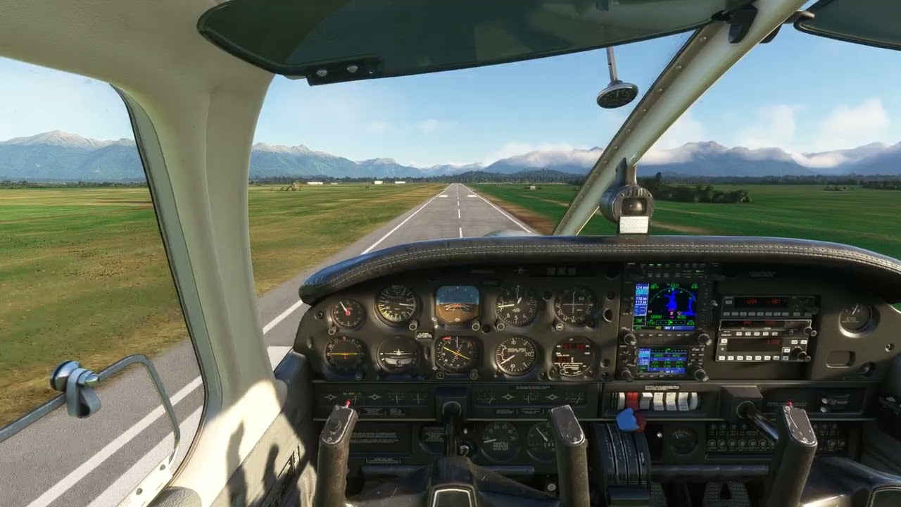MSFS 2020: (Carenado) Piper Dakota, Touch and Go #2 at NZMO.