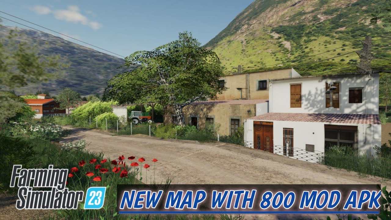 FS 23 Map + 800 Mod Download link MIDEAFIRE FARMING SIMULATOR 23 