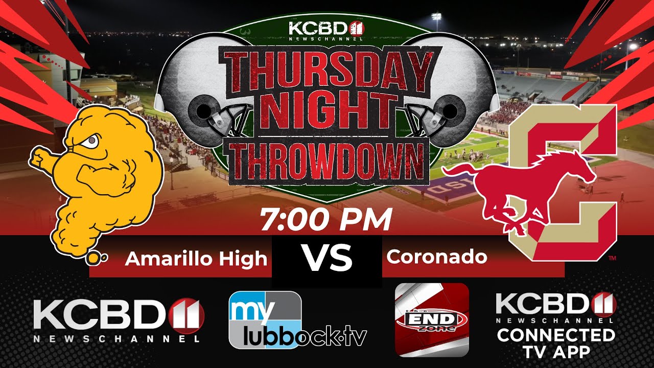 Amarillo High Sandies vs  Coronado Mustangs Football 2025 Full Game