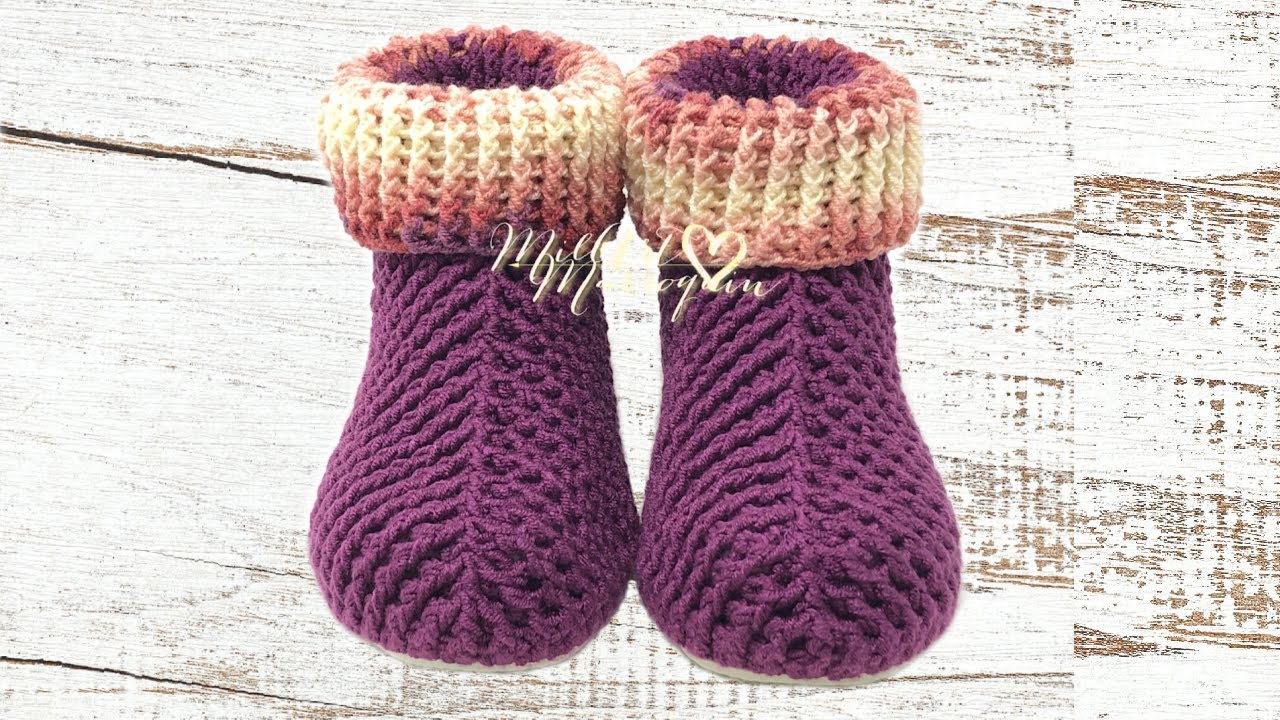 Botas Crochet talla 6 EU - 23 MX para mujer