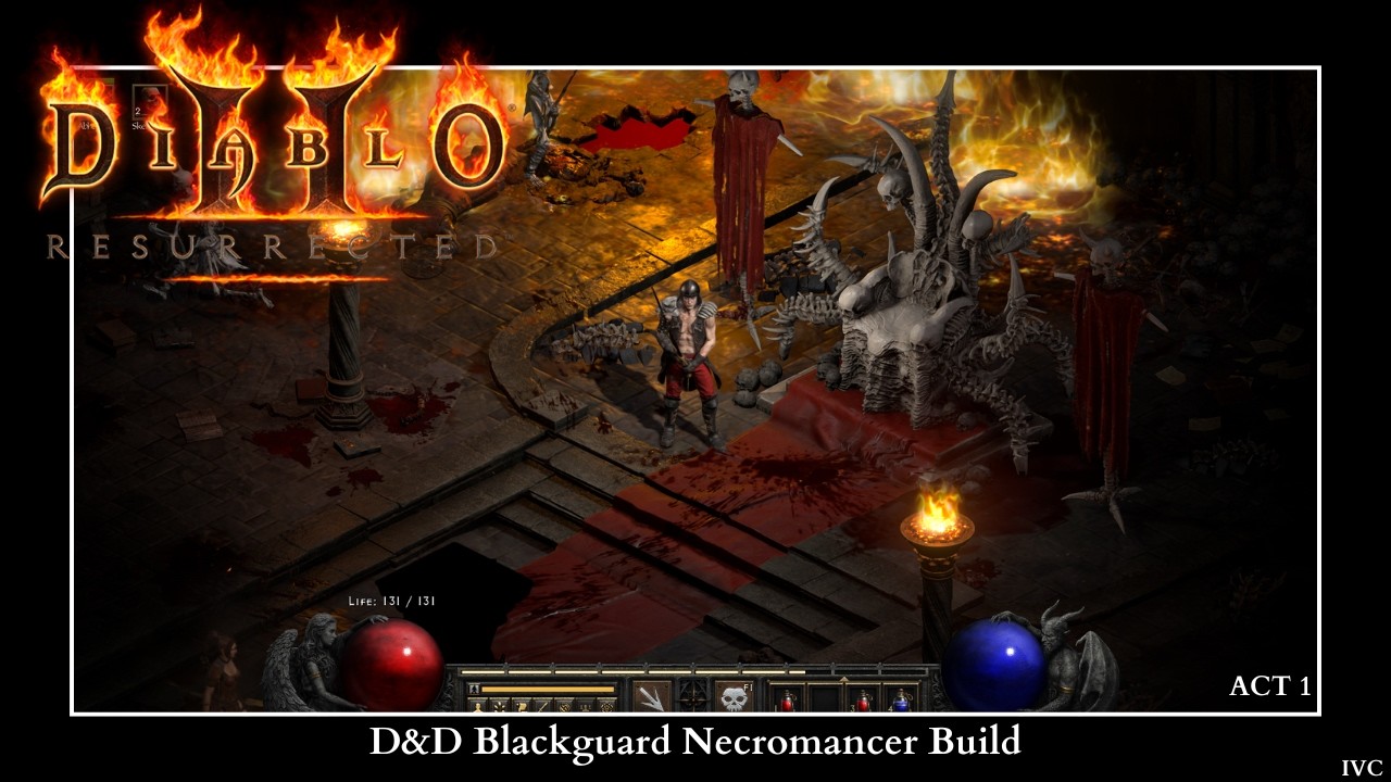 Diablo 2: Resurrected | Blackguard Necromancer Build | ACT 1