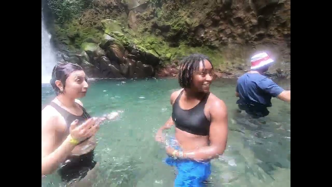 Day 3 Costa Rica - Swimming at Oropendola Waterfall  Long Version