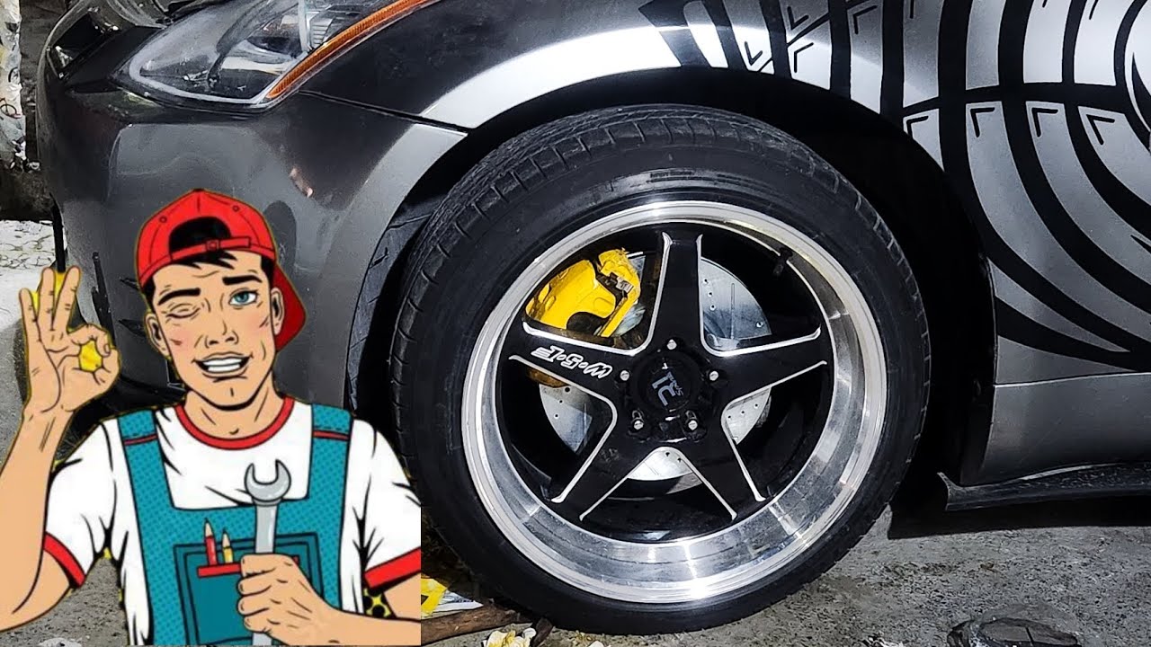 Instalando Nuevos Discos de Freno Ventilados!!! Al 350z
