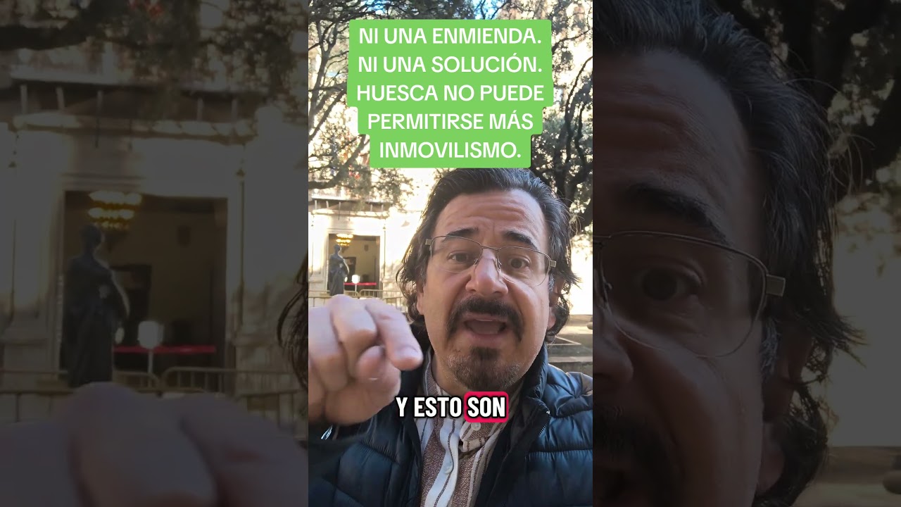TRABAJO O TEATRO 🎭 HUESCA MERECE PROPUESTAS, NO EXCUSAS 💥