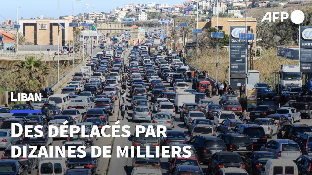 Liban: déplacements massifs de population | AFP