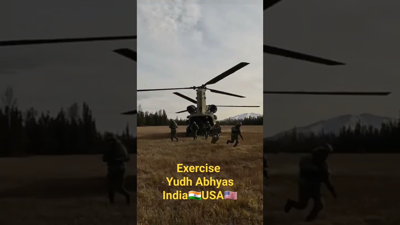 Joint Training during Exercise Yudh Abhyas in Alaska.