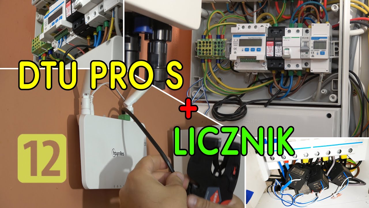 Licznik dla mikro inwerterów Hoymiles HMS-2000-4T.