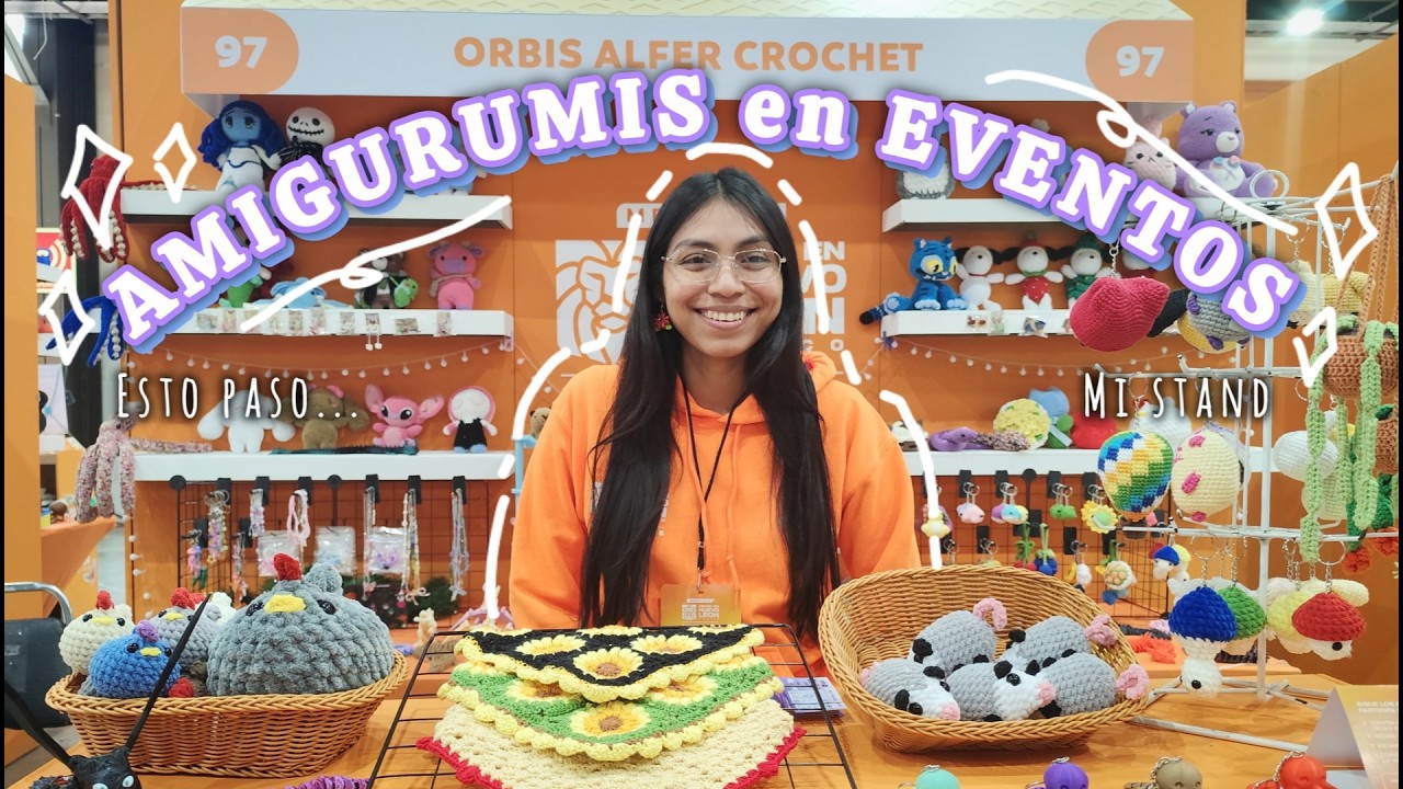De tejer en casa a este stand lleno de amigurumis 🧶✨