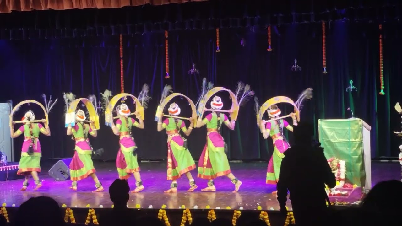 My sister daughter salangai pooja functions of bharat natyam