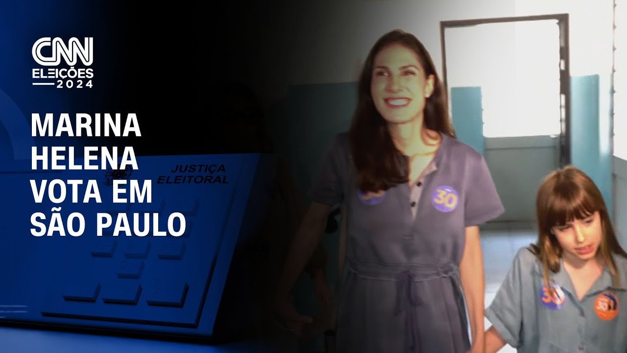 Marina Helena vota em São Paulo | CNN ELEIÇÕES