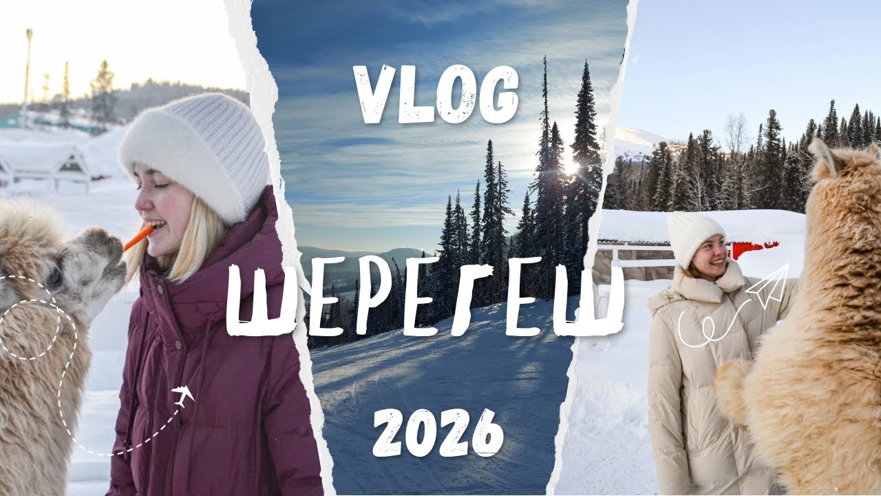 Шерегеш 2026 | VLOG | Альпаки | ЧАСТЬ 1 ✨
