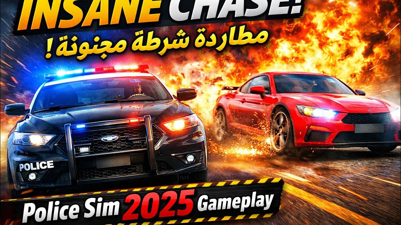 🚓🔥 أقوى مطاردة شرطة واقعية 2026 | لعبة Police Car Chase Cop Simulator 🔥🚓