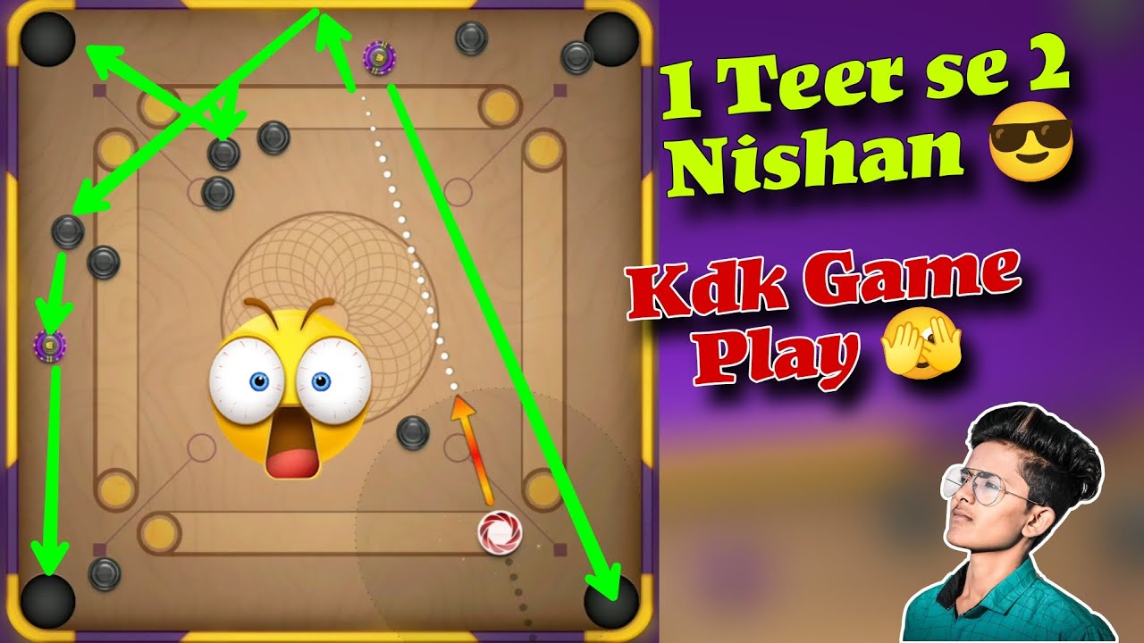Carrom Pool Game Play 🔥 | Tricks Shorts Carrom Pool 🔥 | Gaming Nazim 😎