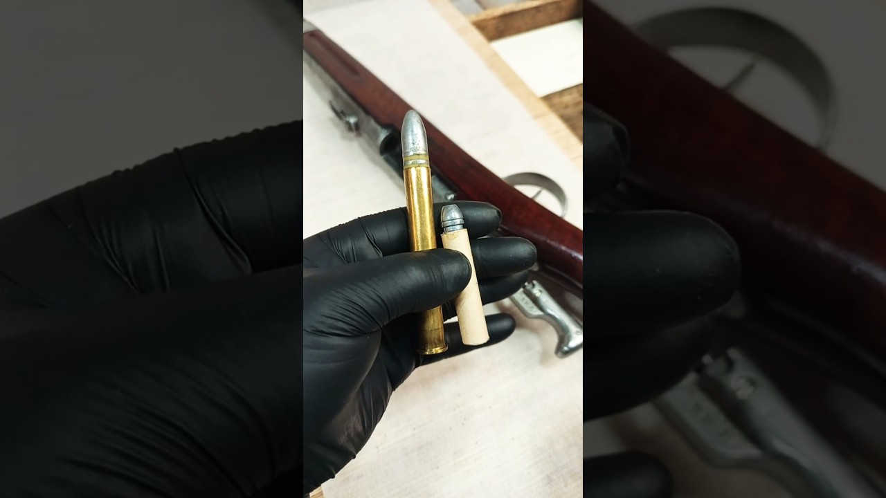 11mm paper cartridge / Chassepot #army #asmr #knifeskills #sharp