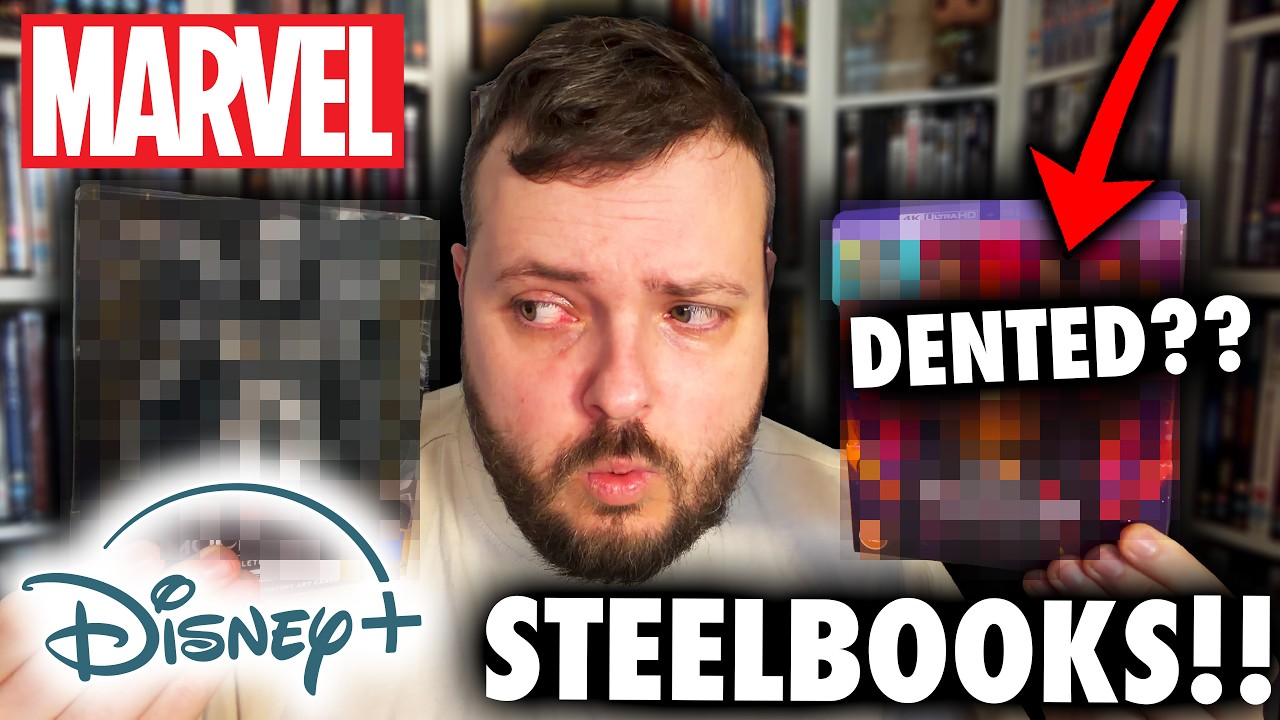 Металлические издания Marvel Disney+ 4K — они помяты?