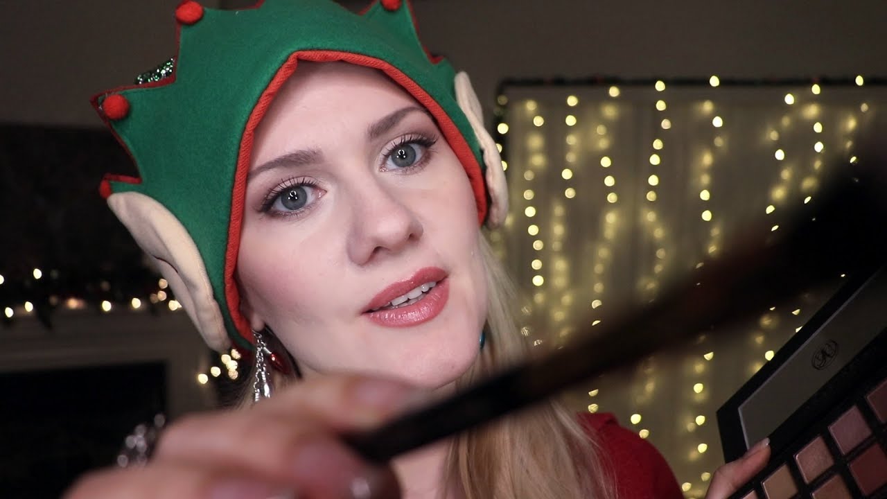 Makeup Application for Mrs. Claus 🤶 ASMR • Whisper