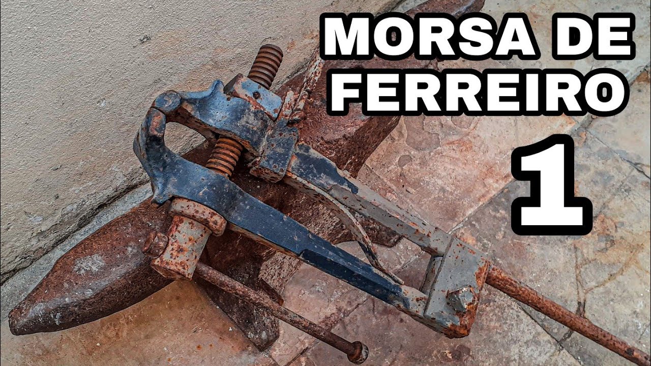RESTAURANDO UMA MORSA DE FERREIRO DE VELHA E ENFERRUJADA - Parte 1