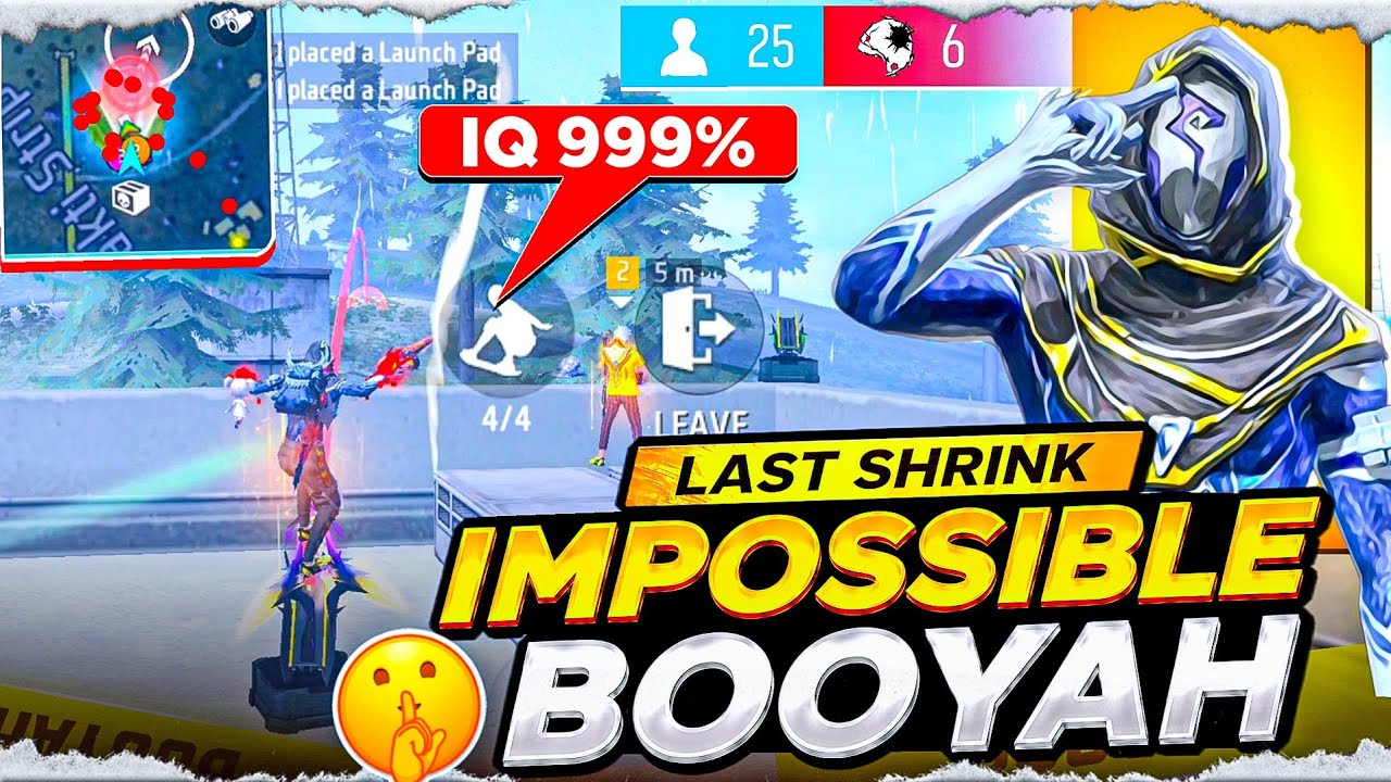 Last Shrink Impossible Booyah 😱| Grandmaster Pushing