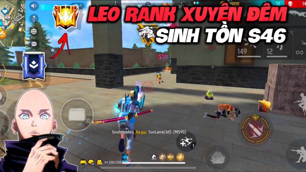 Free Fire | Hành Trình Leo Rank Xuyên Đêm - Đỉnh Cao Sinh Tồn Mùa 46 | Kan GM