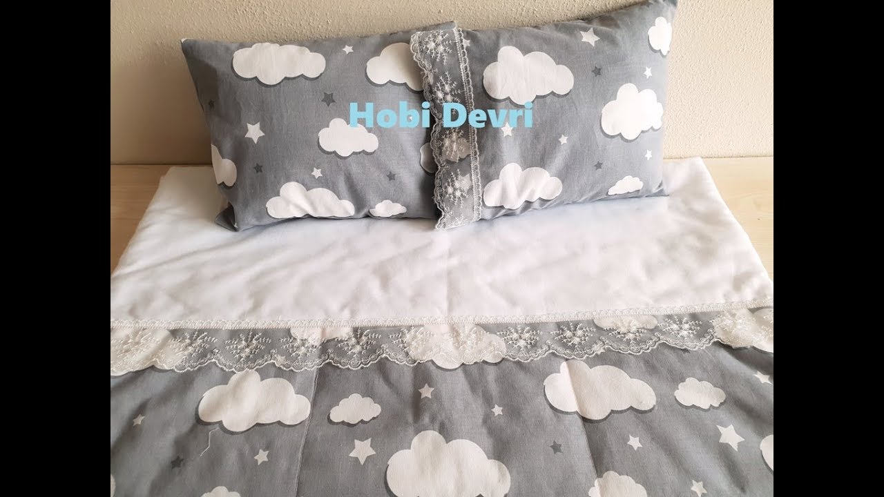 DIY,Baby Blanket,Pillow and Easy Pillowcase, Bebek Pikesi,Yastığı ve Pratik Yastık Kılıfı Dikimi